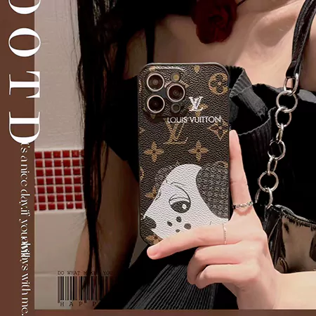 louis vuitton leather animal series iphone case