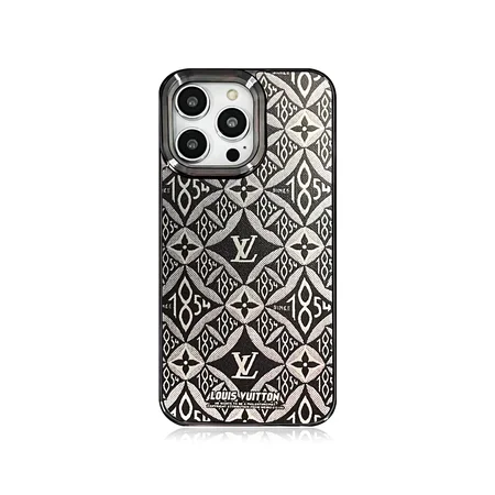 silver - hot - stamping electroplated LV phone case