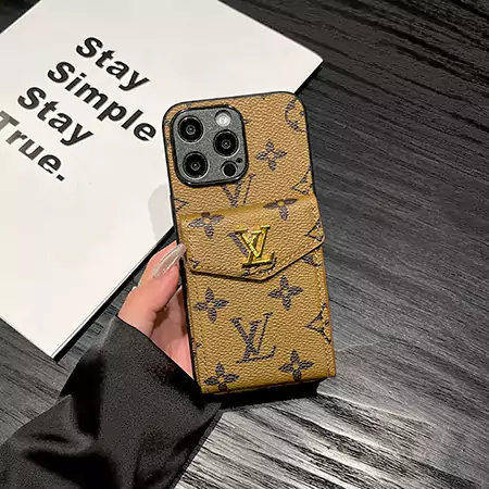 Leather card - holder iPhone case