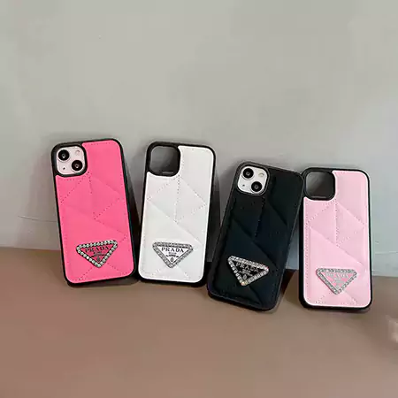 prada folded leather - grain iphone case
