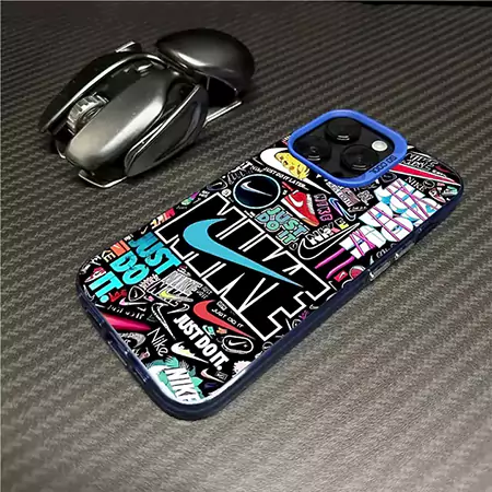 nike multi - colored swoosh iphone case