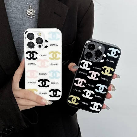 chanel letter print iphone case