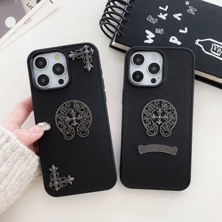 chrome hearts cross iphone case