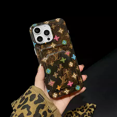 LV monogram card - holder foil iPhone case