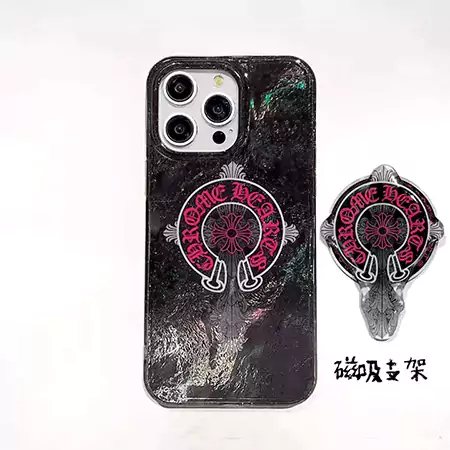 chrome hearts magnetic stand iphone case