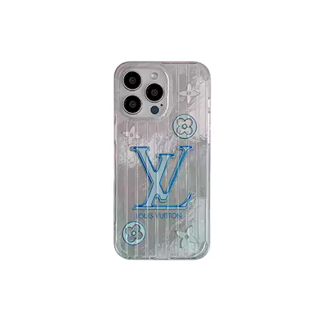 blue - themed LV iPhone case