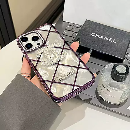 chanel quilted rhinestone organza cardstock iphone case