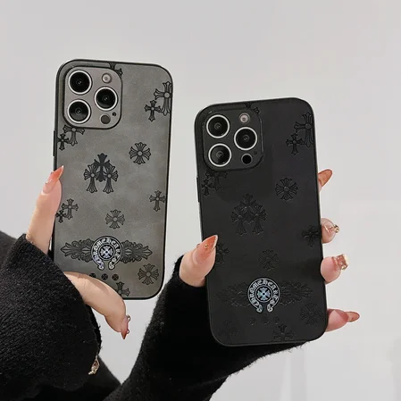chrome hearts laser - edge circular iphone case