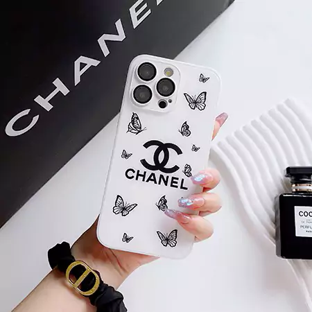 chanel butterfly and flower iphone case