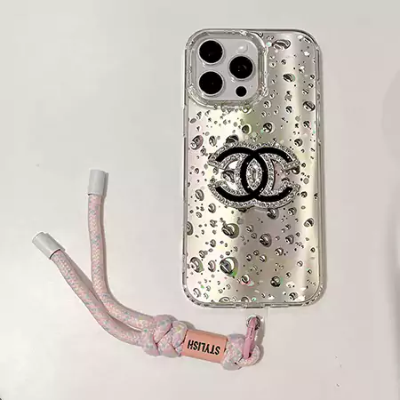 chanel black gradient droplet bracelet iphone case