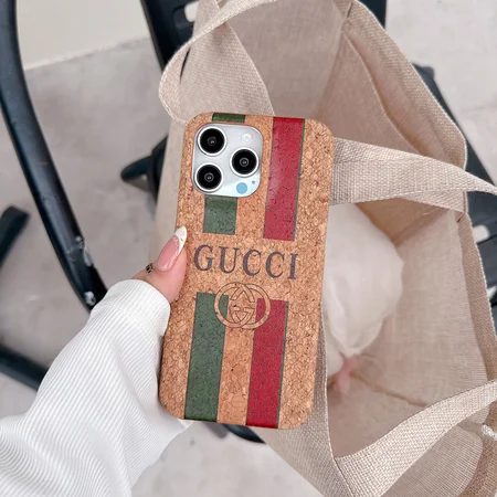 gucci wood grain stripe iphone 16/16pro/pro max case