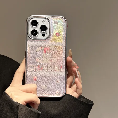 chanel floral print iphone 16/16pro/pro max case