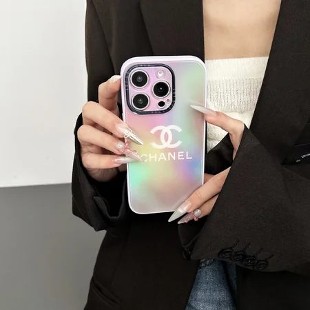chanel iridescent tweed iphone 16/16pro/pro max case