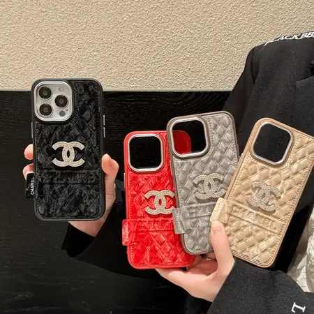 CHANEL glitter phone case