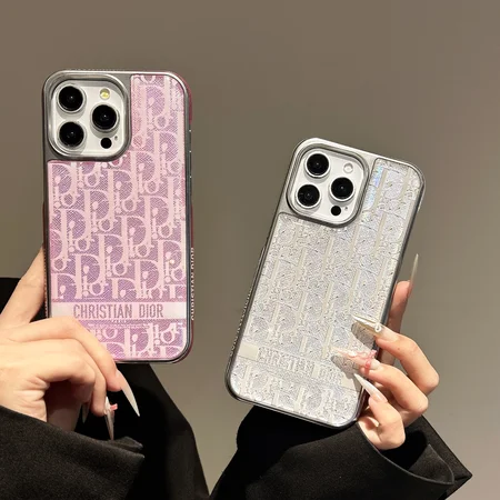 dior pink white all-over logo iphone 16/16pro/pro max case