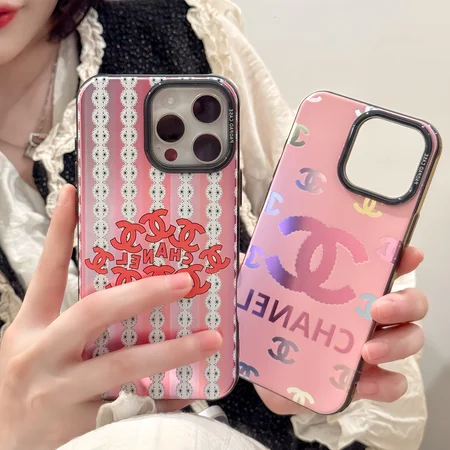 CHANEL pink phone case