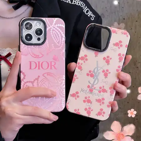 YSL floral phone case