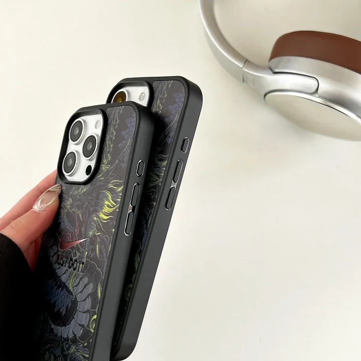  dragon patterned nike iphone 13/13pro case