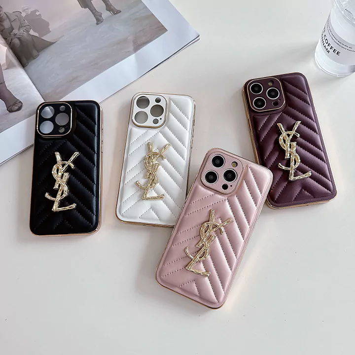 yves saint laurent quilted stripe iphone case