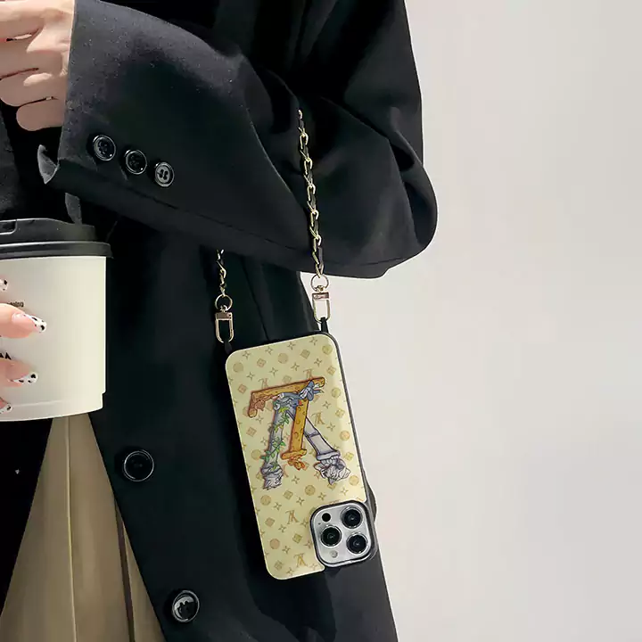 YSL Pink Panther cartoon iPhone case