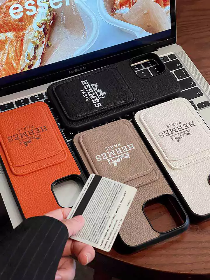 Hermès pebble grain phone case