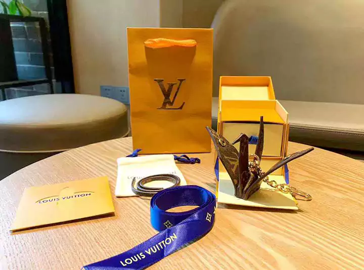 Louis Vuitton origami crane keychain