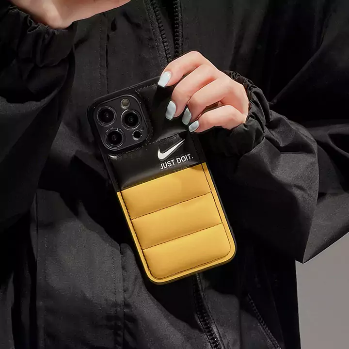 nike dual-color puffer iphone 16/16pro/pro max case