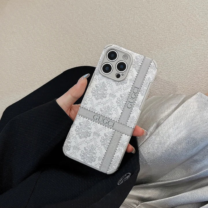  gucci leather textured stick on iphone 13/13pro case