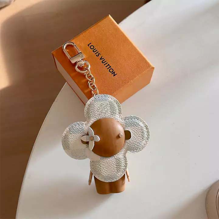 Louis Vuitton Vivienne checkered keychain