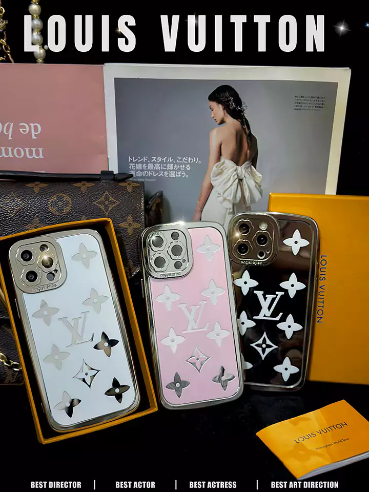 louis vuitton classic monogram flowers floral camera lens iphone case