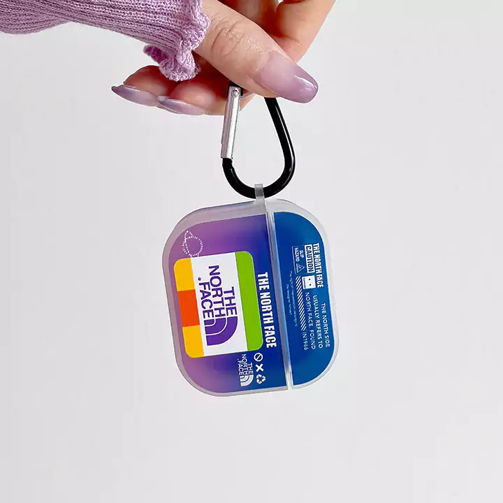 The North Face logo & snow mountain AirPods case