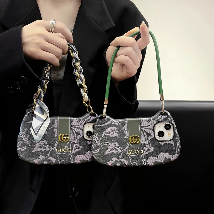 green based gucci print handbag iphone 16/16pro case
