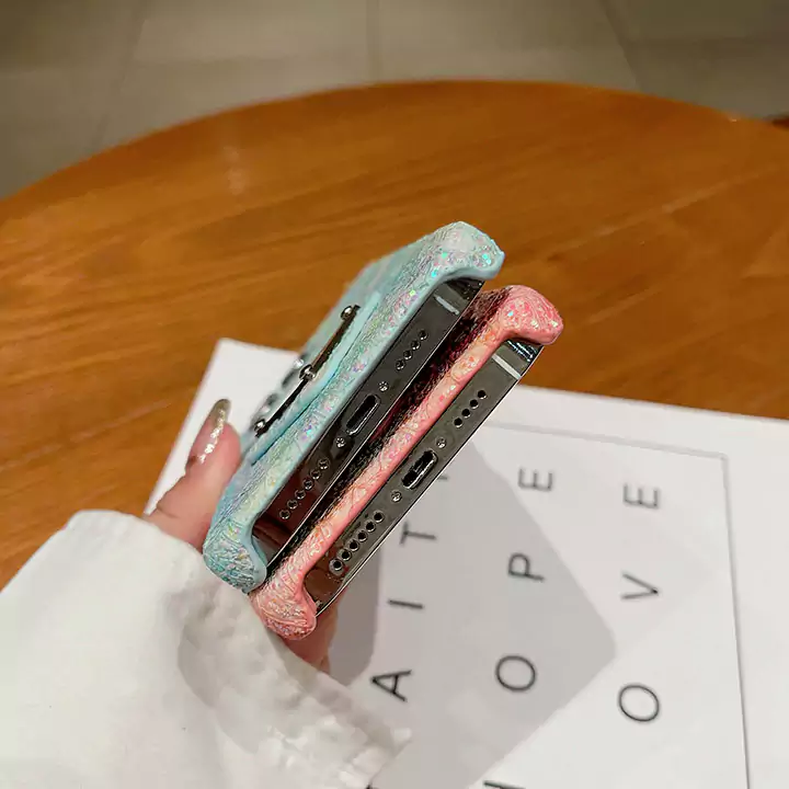 prada glitter lace trim iphone 16/16pro/pro max case