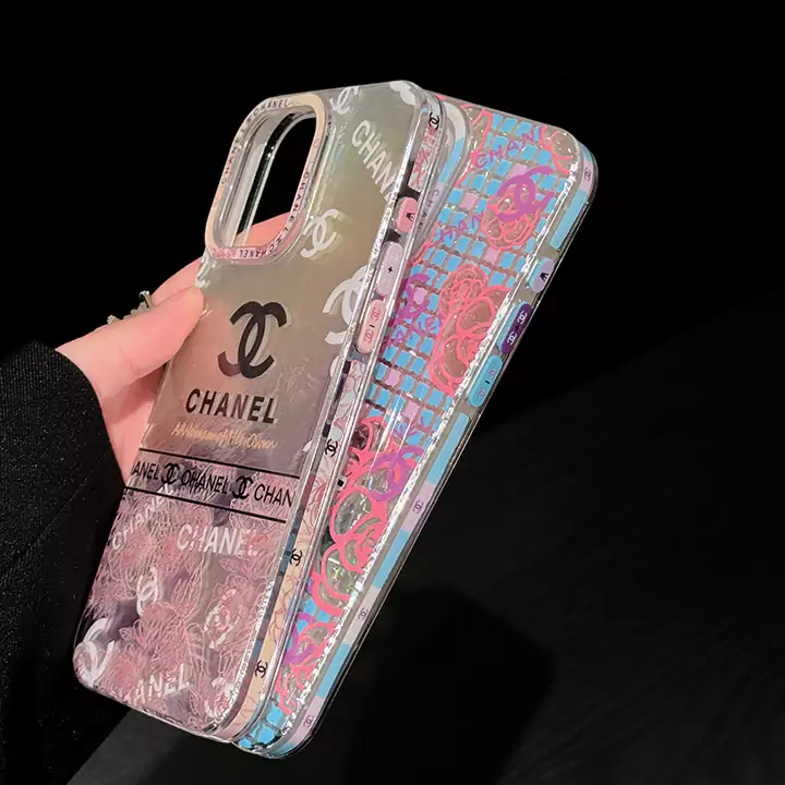 chanel blue checkered patchwork iphone case