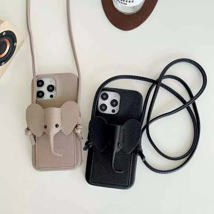 loewe elephant trunk cardholder crossbody iphone 16/16pro/pro max case