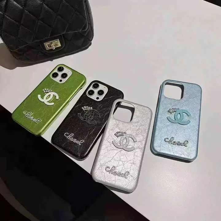 chanel fragmented pattern diamond - logo iphone case