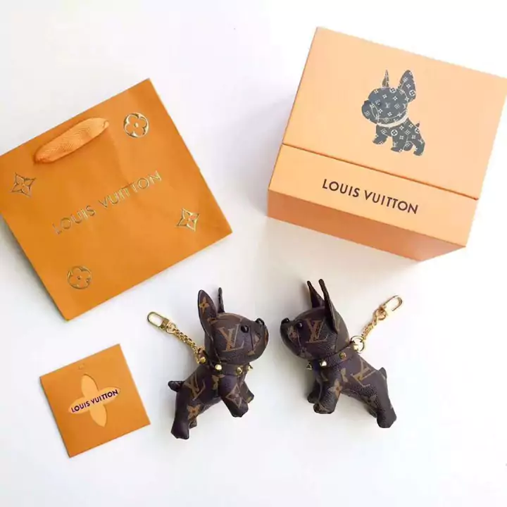 Louis Vuitton cute puppy keychain