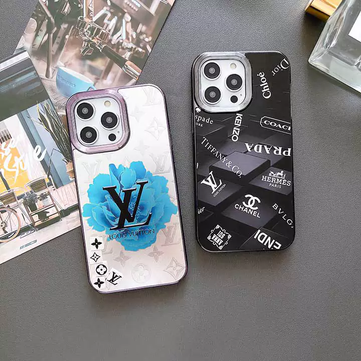 louis vuitton blue floral iphone case