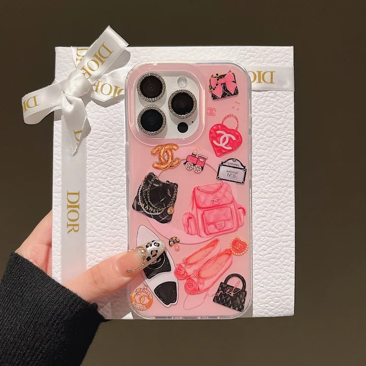  chanel style magnetic iphone 14/14pro case
