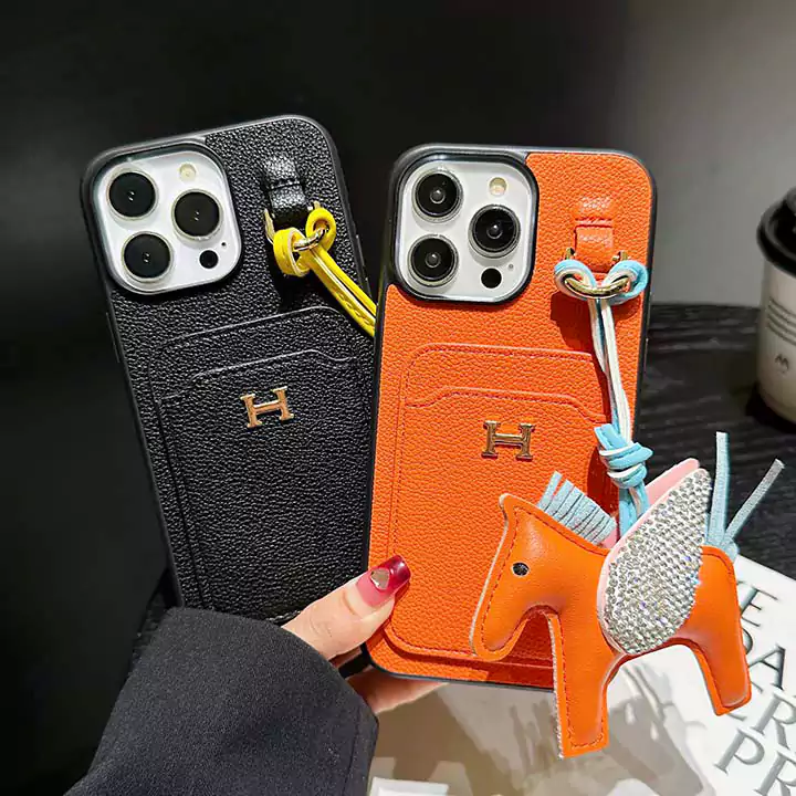 Hermès leather phone case