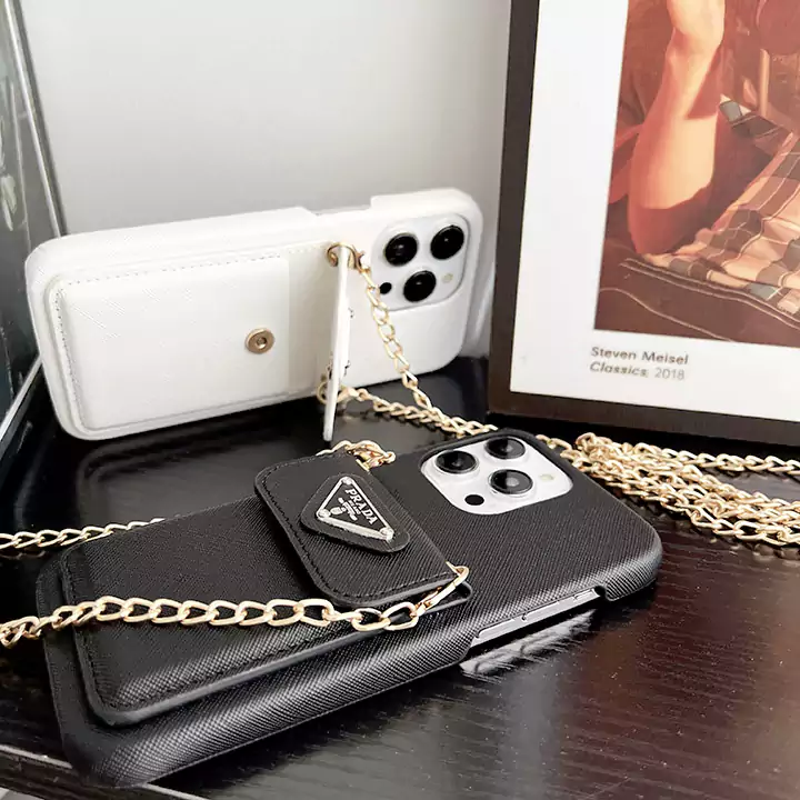 Prada card holder phone case