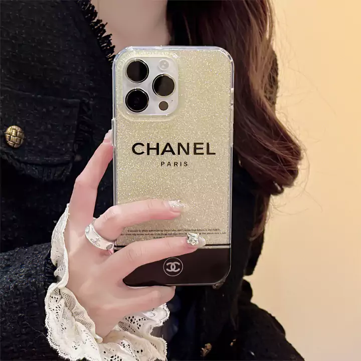  chanel glittery silver iphone 16 case