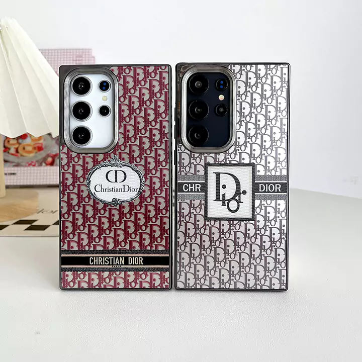 dior side - sticker carbon fiber pattern hot - stamped silver electroplating iphone case