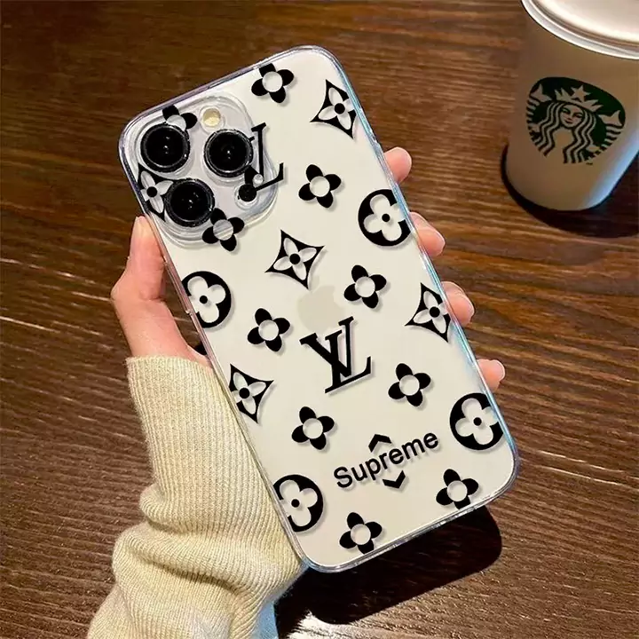 louis vuitton x supreme transparent iphone case