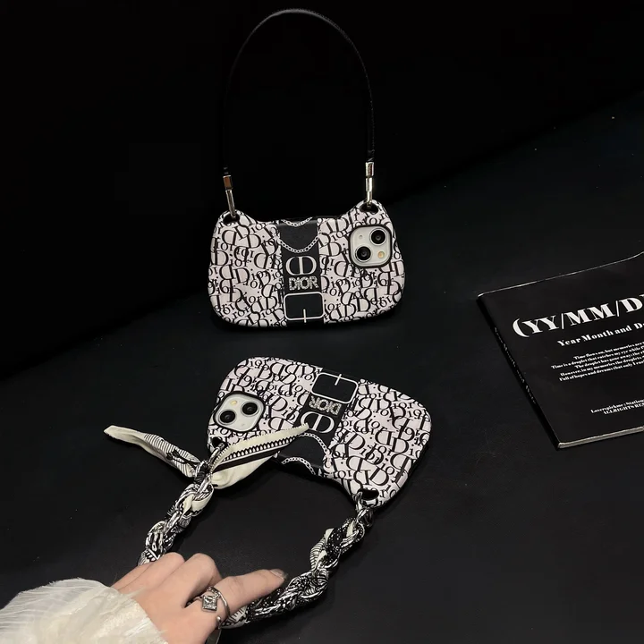  dior print handbag iphone 15/15pro case