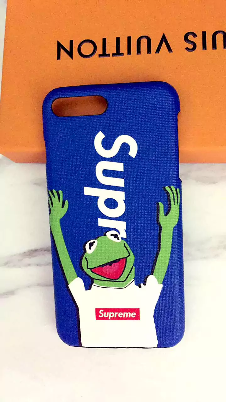 supreme frog prince glass iphone case