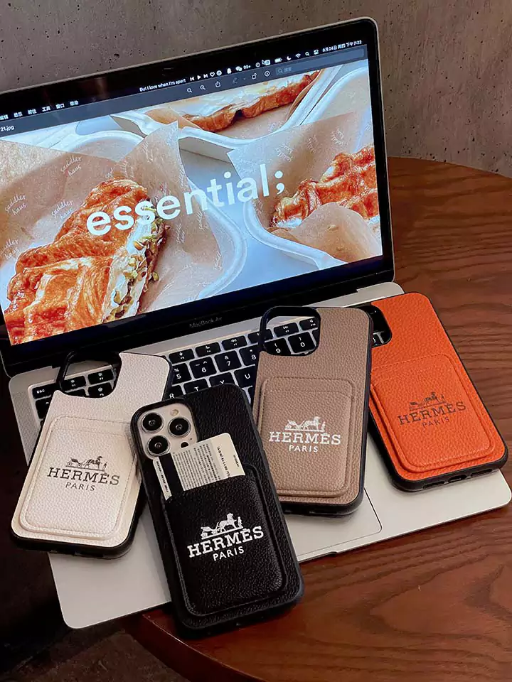Hermès pebble grain phone case