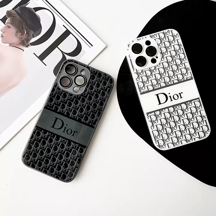 dior black & white iphone case
