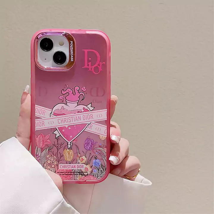 dior semi-transparent bear stand iphone 16/16pro/pro max case