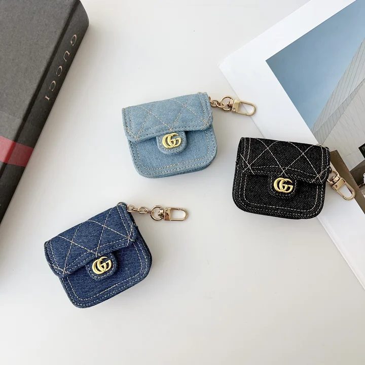 Gucci - inspired denim AirPods case